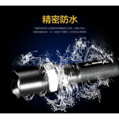 強光手電可調焦防水防震航空鋁合金手電筒,買一送同型号一
